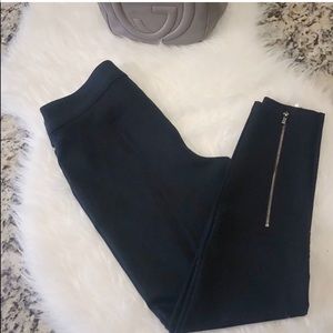 A & F  High Rise Zippered Leggings